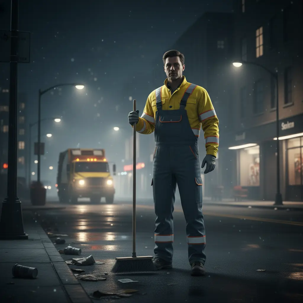 نوار شبرنگ پارچه ای در لباس کار